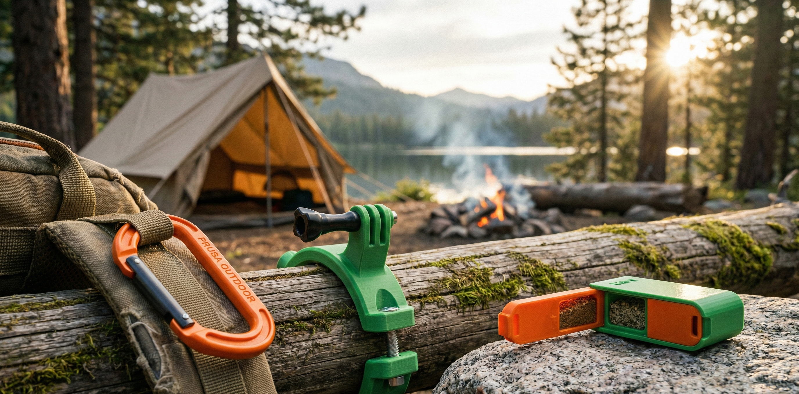 Doğaya Hazırlıksız Çıkmayın: Kamp ve Outdoor Tutkunları İçin 3D Baskı Ekipmanlar