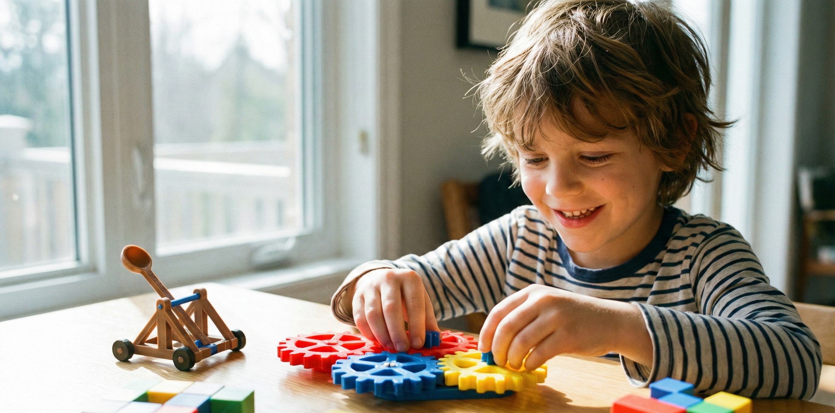 Tableti Bırak, Mekaniği Keşfet: Çocuklar İçin 3D Baskı "STEM" ve Zeka Oyuncakları