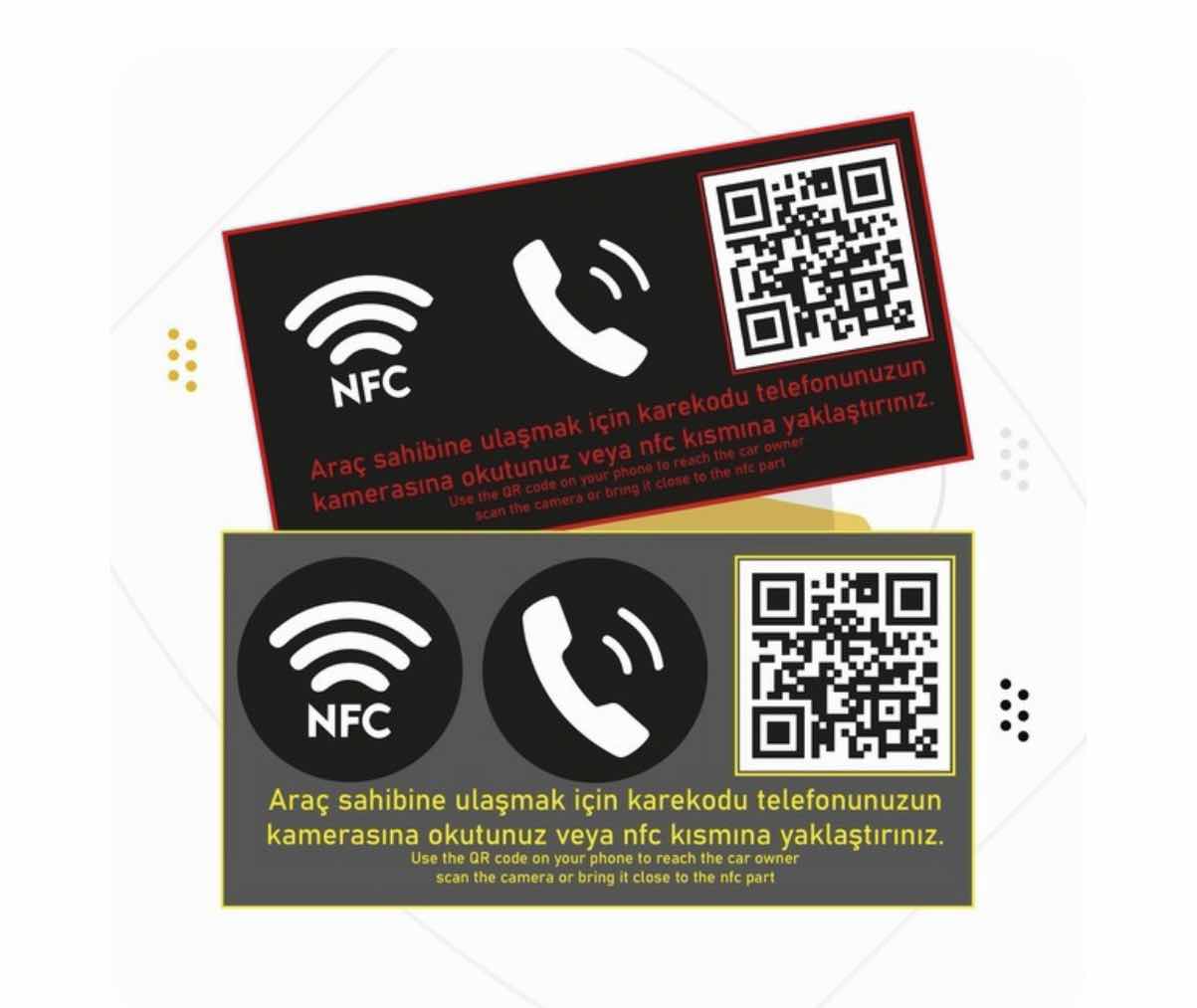 MotorOkut Akıllı Etiket QR Araç Sahibine Ulaş