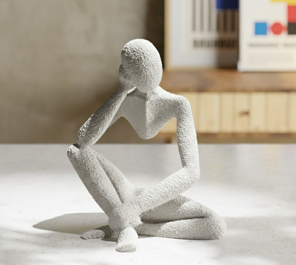 Diritech3D Dekoratif Düşünen İnsan Objesi