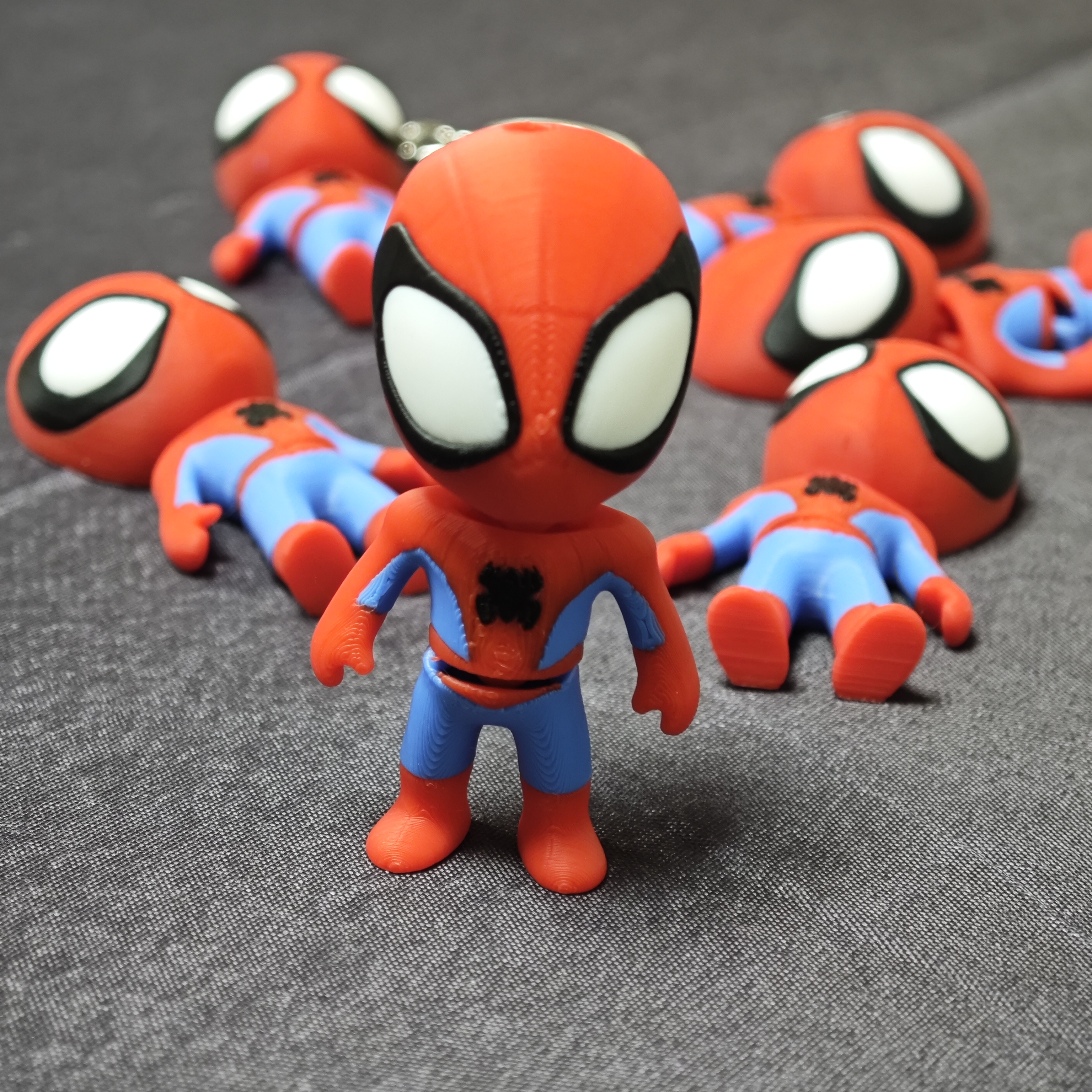 Diritech3D Hareketli Spiderman Anahtarlık 10'lu