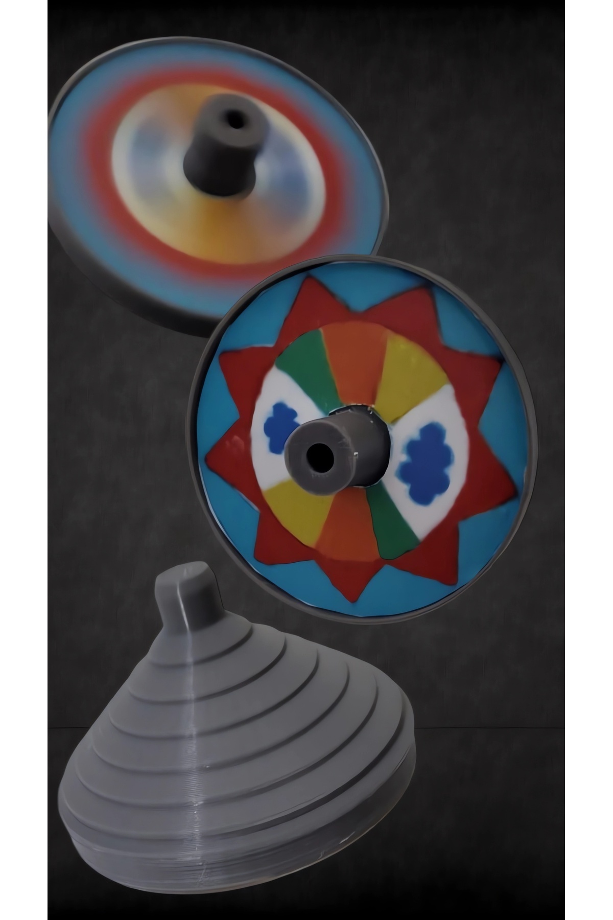 Squid Game Topaç Oyunu- Plastik - Kırılmaz