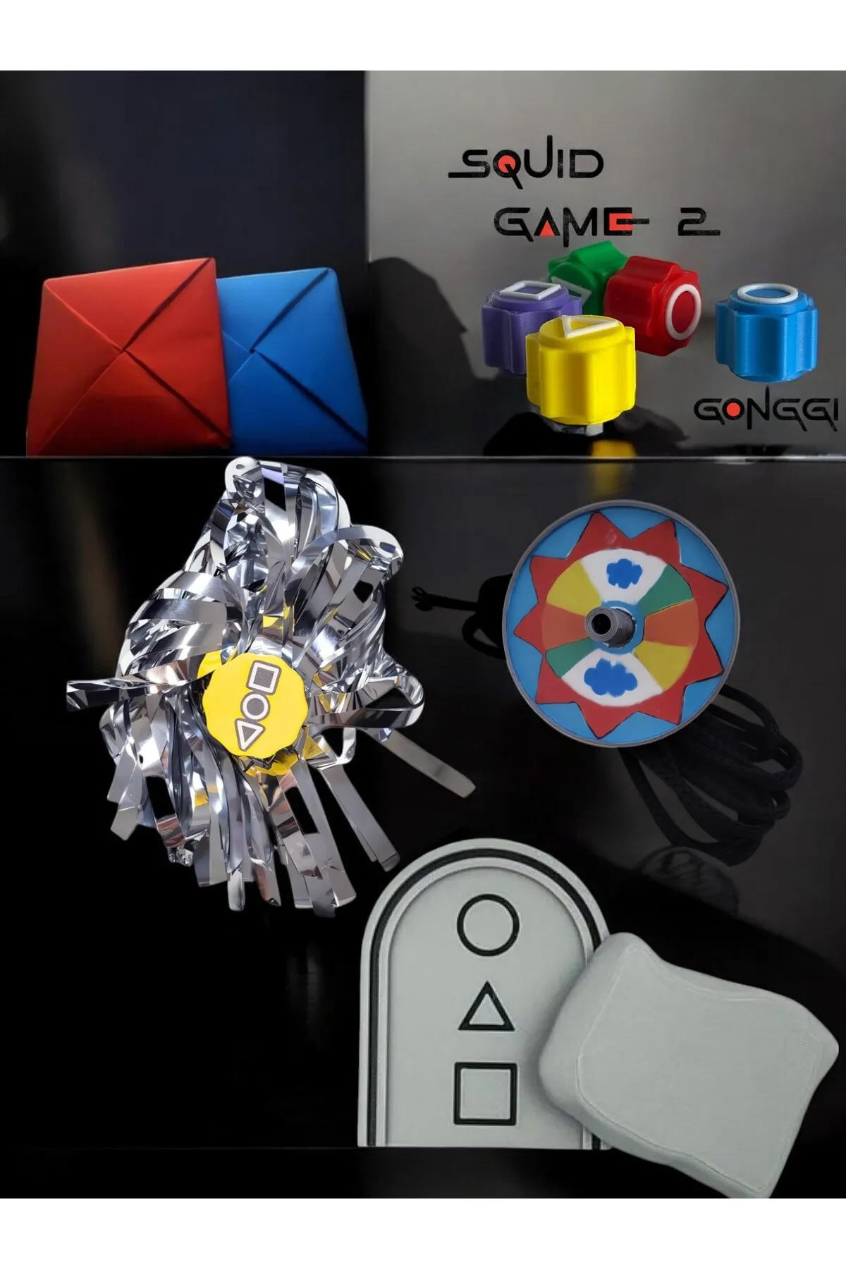 Squid Game Tam Oyun - Seti 6 Adet Oyun