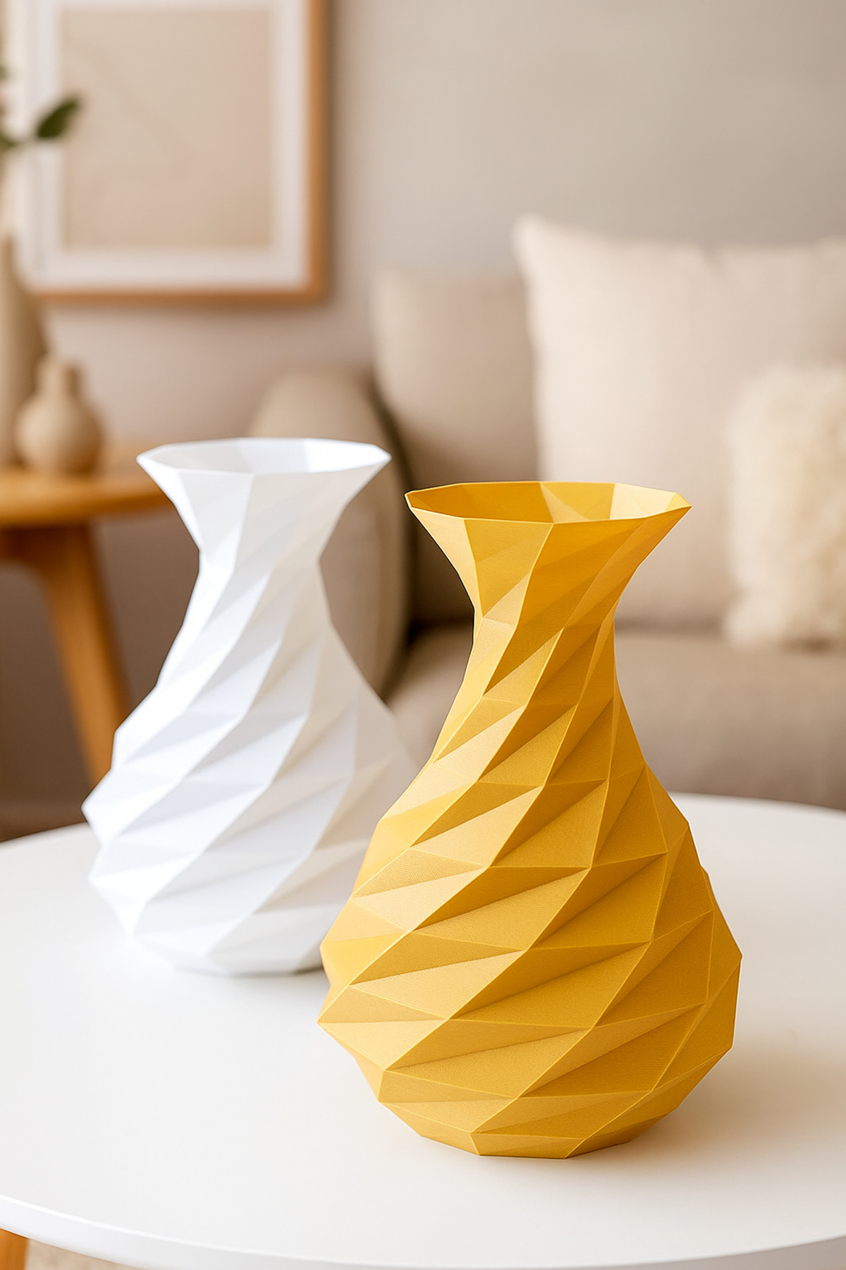 2’li Modern Vazo Seti – Minimal Dekoratif Tasarım