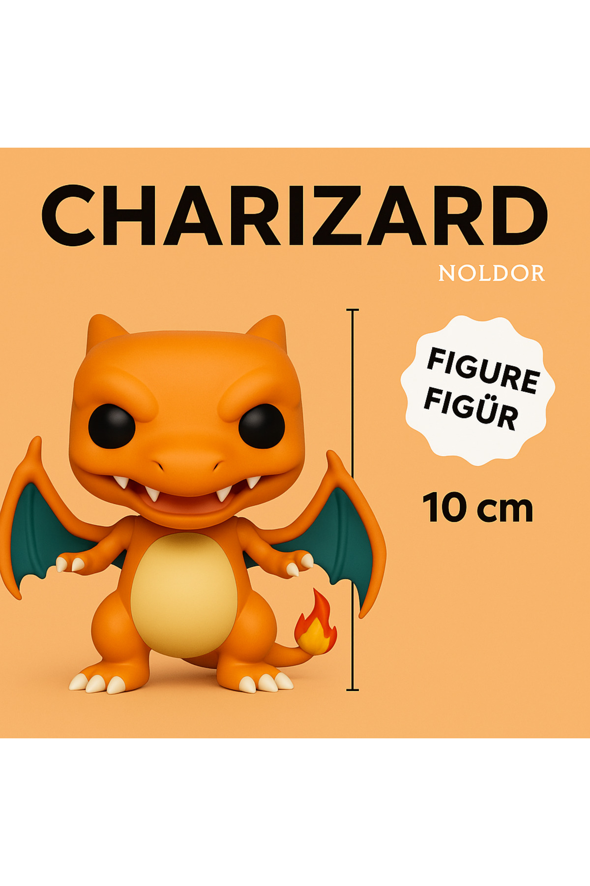 Charizard Funko Stili Mini Figür | 10 cm
