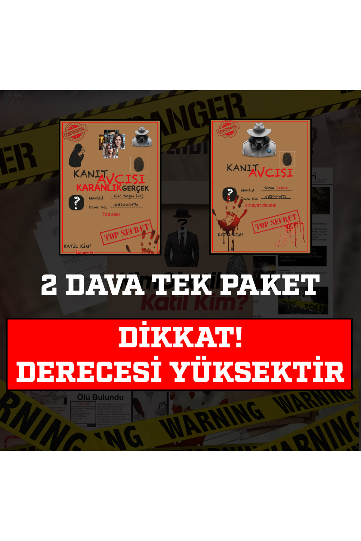 Kanıt Avcısı Dedektif Oyunları Katil Davası, Suçluyu Bul, Dedektif Oyunu Davayı Çöz