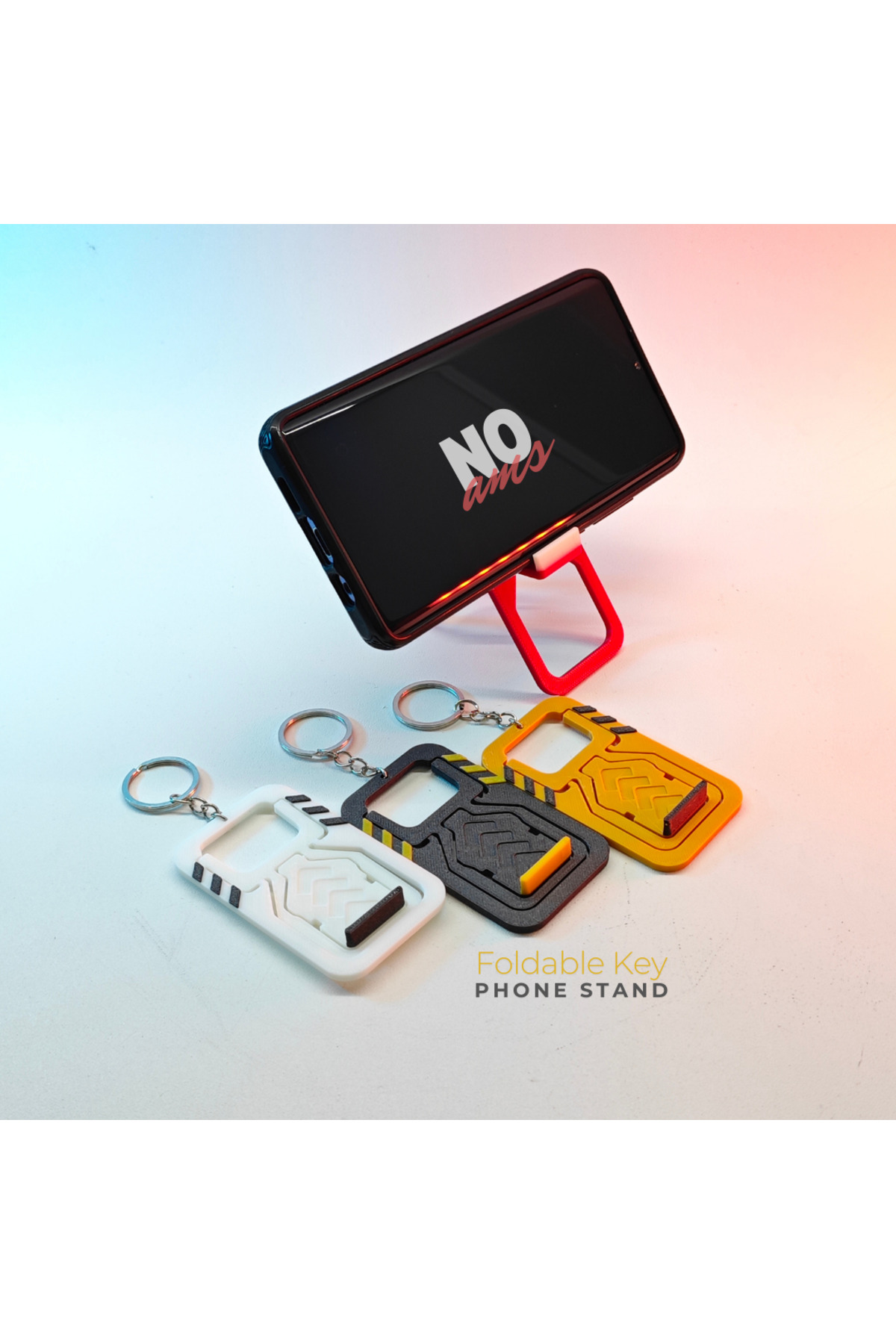 Katlanabilir Anahtarlıklı Cep Telefonu Standı